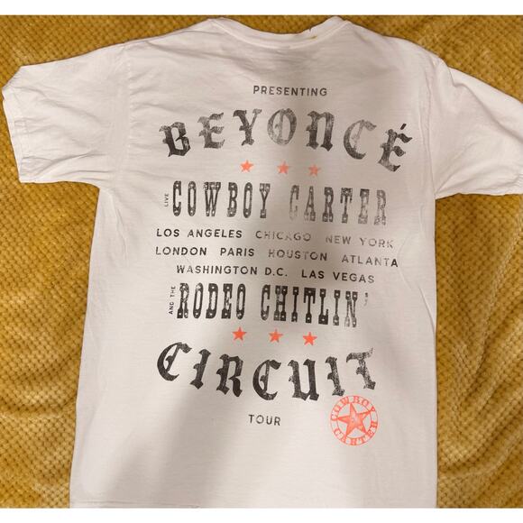 Beyonce Cowboy Carter Tour Official Most Wanted Tee SIZE Large - Picture 5 of 7
